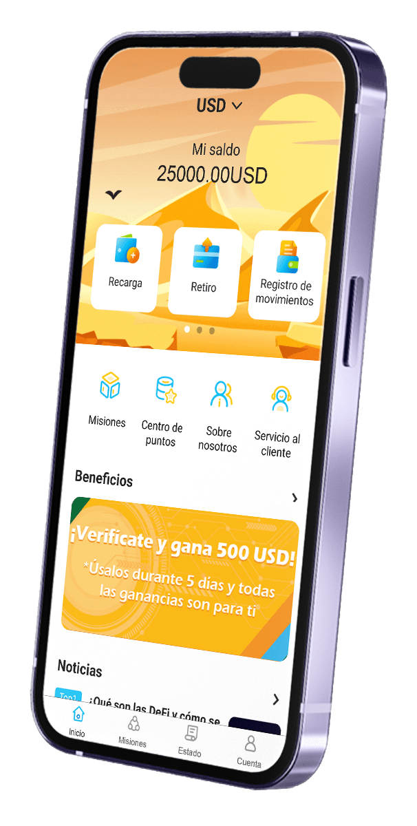 App Sunflower vista ladeada